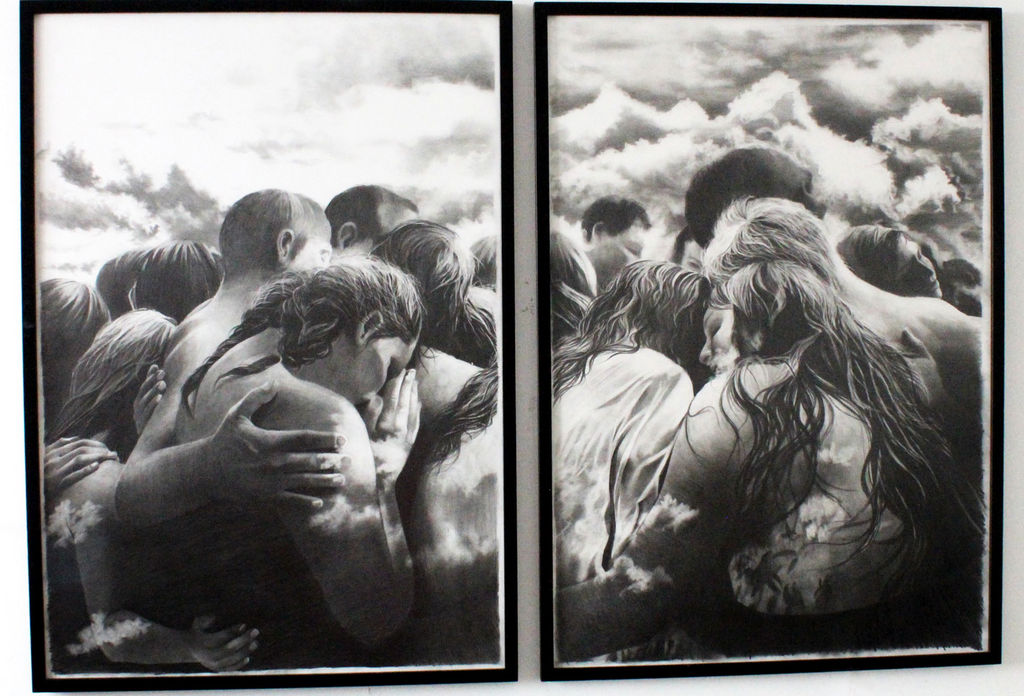 Diptychon Manifesting Hugs