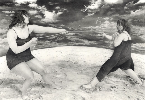 The Moon and the Sky