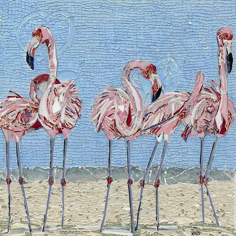 Salvador Flamingo Corazon