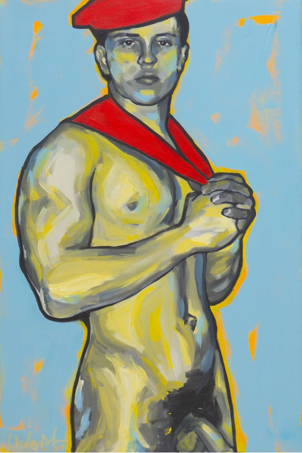 The red scarf