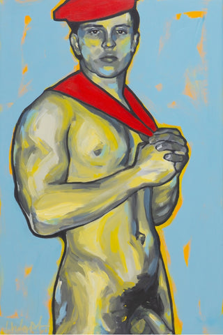 The red scarf